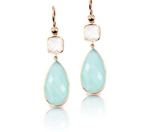 water earrings